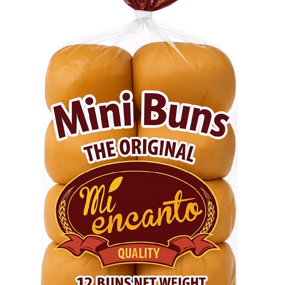 Mi Encanto Mini Cuban Bread Buns - 12 Count - 18.2 oz - Crispy, Soft, Airy Ambient Traditional Pan - Authentic Cuban Flavor - Ideal for Sandwiches, Appetizers