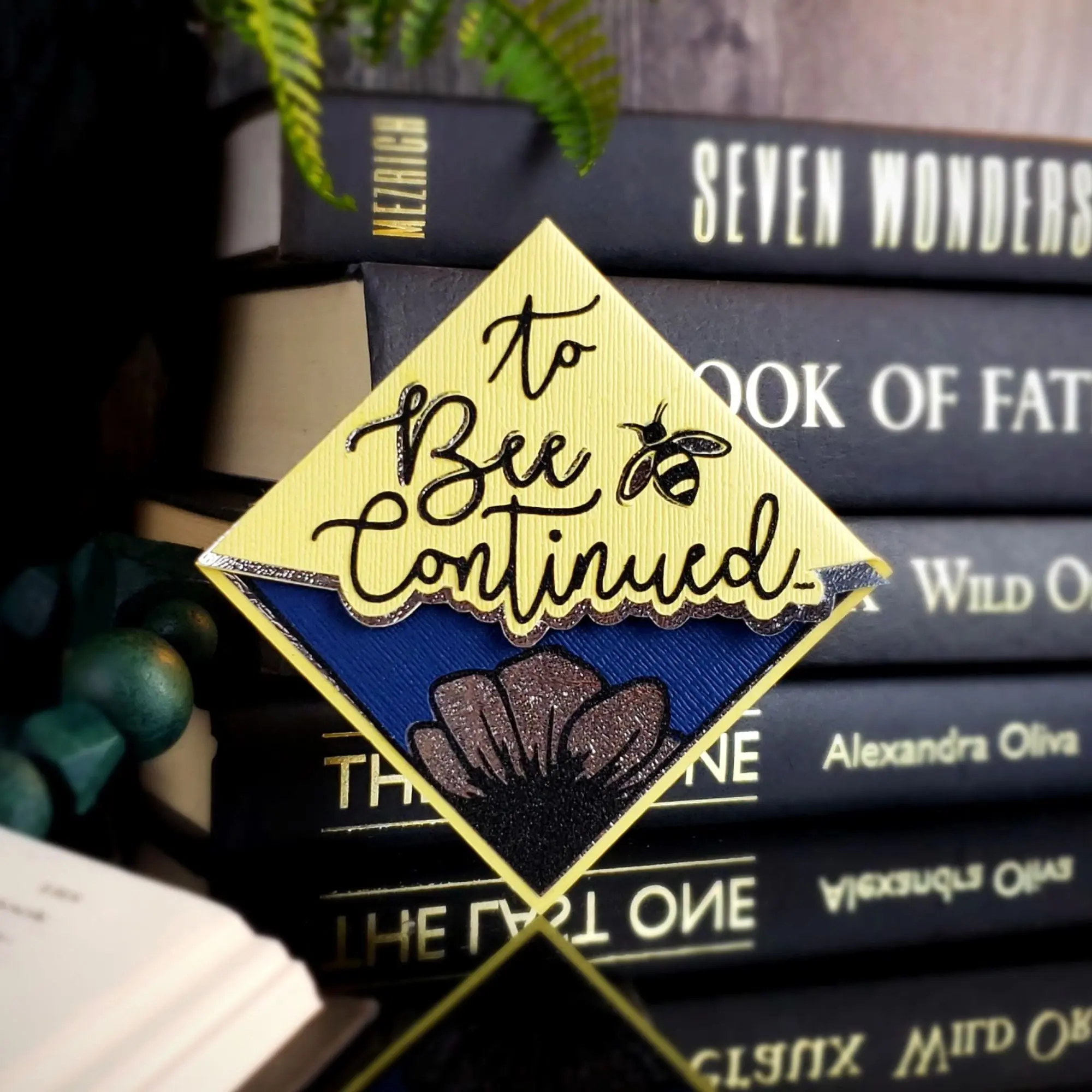 To Bee Continued Deluxe Corner Bookmark
