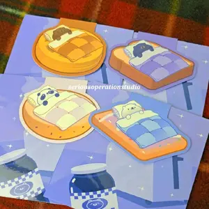 Toasty Teddies Magnetic Bookmarks