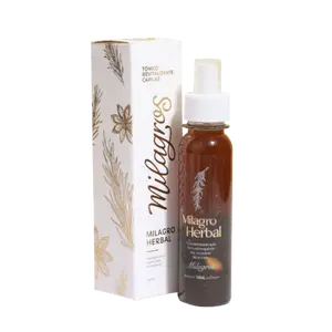 Milagros Tonico capilar Herbal Revitalizante anticaida Romero y Eucalipto 110ml -  Revitalizing Hair Tonic Anti-hair loss, growth and Anti-dandruff