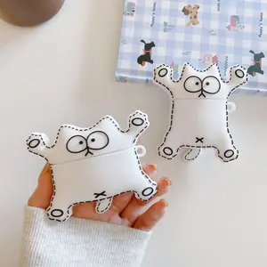 Suitable for scaring cats AirPods pro2 generation apple 34 generation bluetooth wireless headset Headphone cover cartoon protective case
