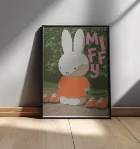 Miffy Poster - Canvas | Wall Prints | Wall Decor | Wall Art | Room Decor