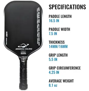 3rd REALM PRO Gen 4 Propulsion core pickleball paddle T700 Carbon Fiber USAPA APPROVED
