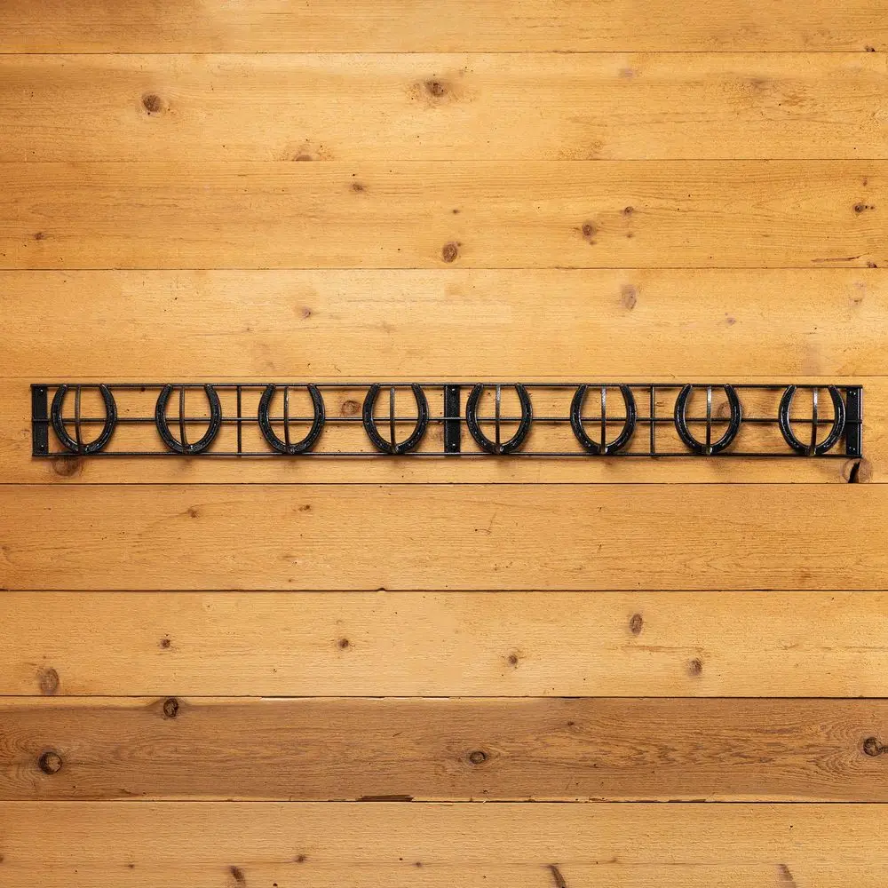 Easy-Up Pro Mountable Horseshoe 8 Hook Rack
