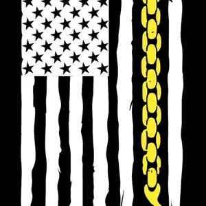Towing truck driver flag decal