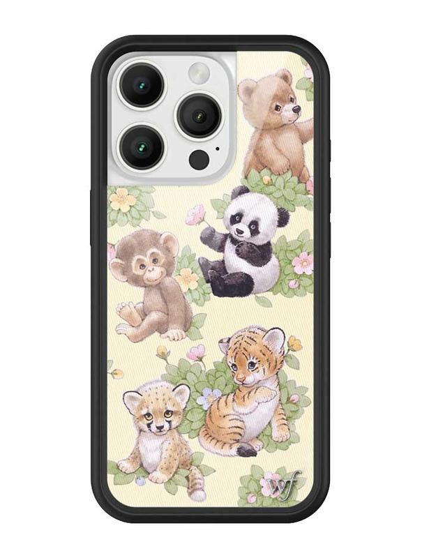 Wildflower Cases - Safari Babies, Limited Edition iPhone Case | Accessories Durable Protection Animals Trendy Cute Monkeys Bear Panda Pandas Protective Smartphone
