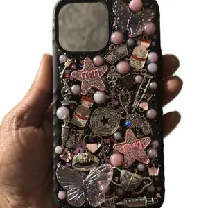 JUNK freestyle NURSING THEME iPhone Case - Colorful Decorative Design with Assorted Metallic Accents Protection Casing Smartphone Cellphone Protective Cover Screen Protector