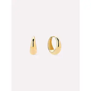 Small Gold Hoop Earrings - Nate Medium