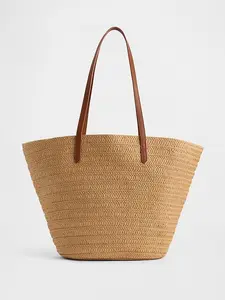 Straw Tote Bag