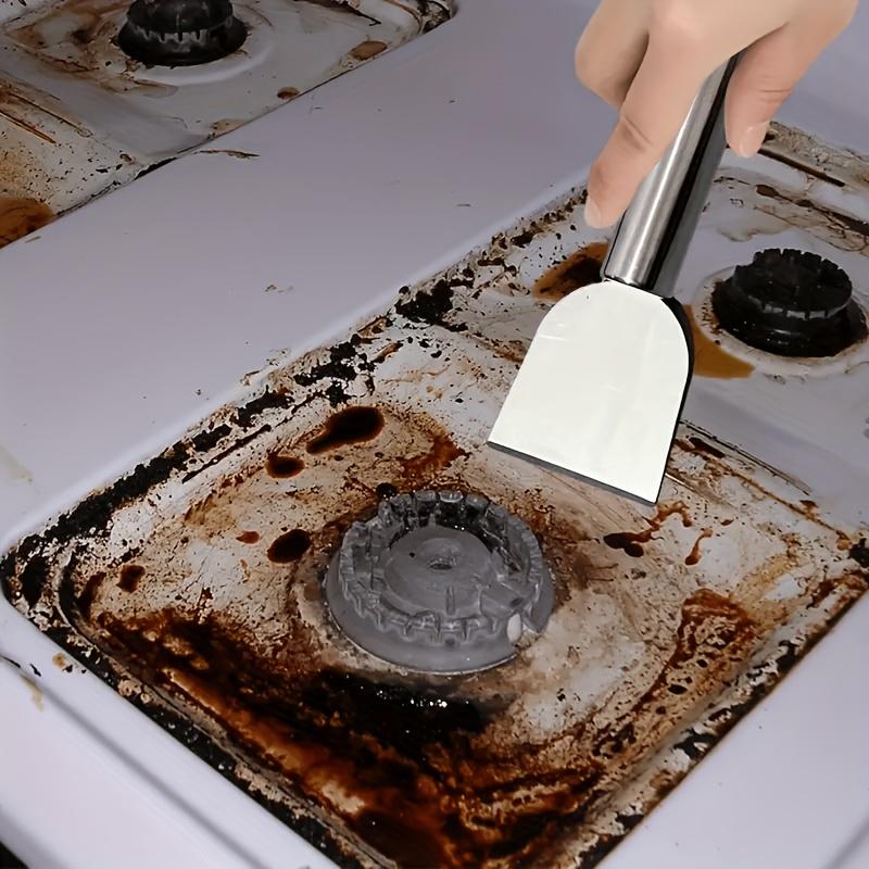 1Pc Stainless Steel Multi-Purpose Cleaning Scraper – Durable Kitchen Tool for Cooktop, Pan & Tile Cleaning – Ideal for Home, Bathroom, Auto & Grills 1Pc Stainless Steel Multi-Purpose Cleaning Scraper – Durable Kitchen Tool for Cooktop, Pan & Tile Cleaning – Ideal for Home, Bathroom, Auto & Grills