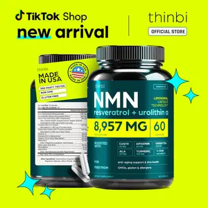 Thinbi NMN- NAD+ Supplement – NMN | Resveratrol – Supports Cellular Energy & NAD+ Levels - Vitamin Dietary Supplement Healthcare