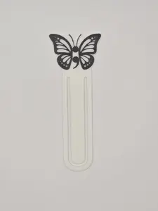 Monarch Black & White Semicolon Bookmark - Durable 3D Printed - Dual Use Design - Perfect for Journals & Gifting - Mental Health Awareness Semicolon Symbol