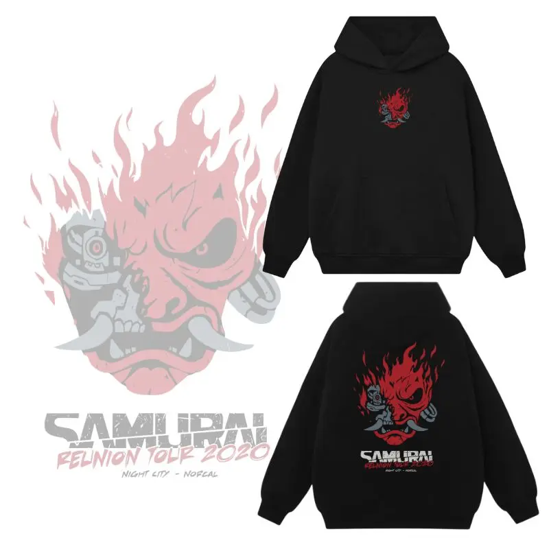 Samurai Reunion Tour Shirt, Classic Samurai Band Shirt, Cyberpunk Samurai T-Shirt, Sweatshirt, Hoodie, KFL9385