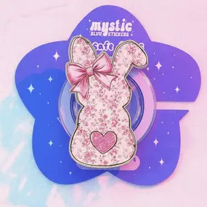 Cute Bunny Magsafe Grip, Rotating 360 Degree Finger Holder, Gift for Animal Lovers