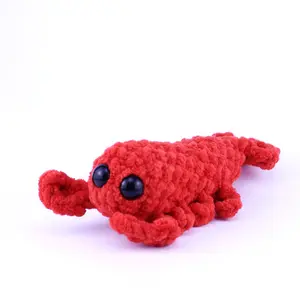 Leroy the Lobster Crocheted Plushie