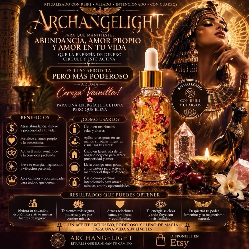 Archangelight Spell oil - Aceite ritualizado