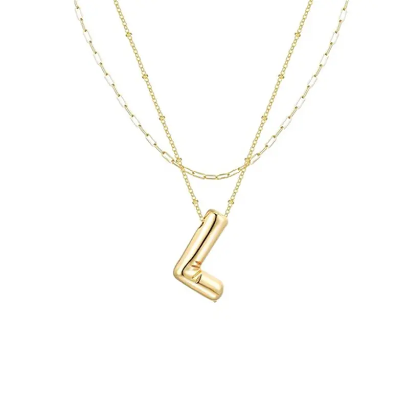 Paper clip double chain L