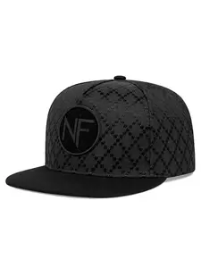 2026 New Simple and Fashionable Hip Hop Hat NF Grid Embroidery Street Personalized Creative Skateboarding Hat Outdoor Sports Sunshade Hat Daily Commuter Decoration Baseball Hat Male Female Same Style Casual Flat Edge Hat Sports Cap Polyester Baseball Cap