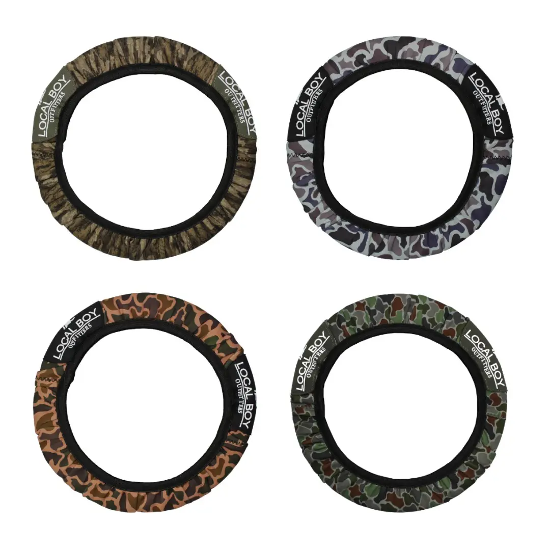 Camo Local Boy Steering Wheel Cover | Local Boy Outfitters