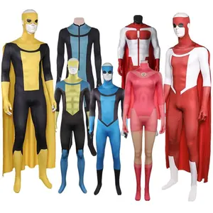 Mark Cosplay Grayson Jumpsuit Cloak Invincible Omni Man Roleplay Nolan Grayson Atom Eve Costume Halloween Carnival Party Suit
