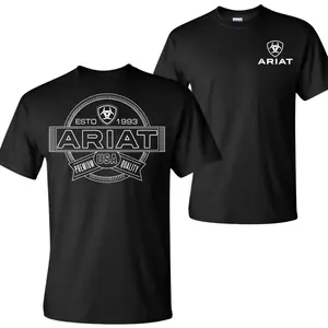 Ariat Men's Outline Logo Short Sleeve Graphic T-Shirt, Western Wear For Men, Outdoor Menswear, Streetwear, Gift For Him