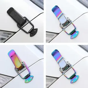 Car Bumper Gap Hook Lock Clip No Drilling Universal Front Rear Pole Fixing, Car Accessories, Easy Installation, Durable Design
