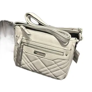 Rosetti Quilted Crossbody Bag with Zipper Closure and Adjustable Strap for Everyday Use