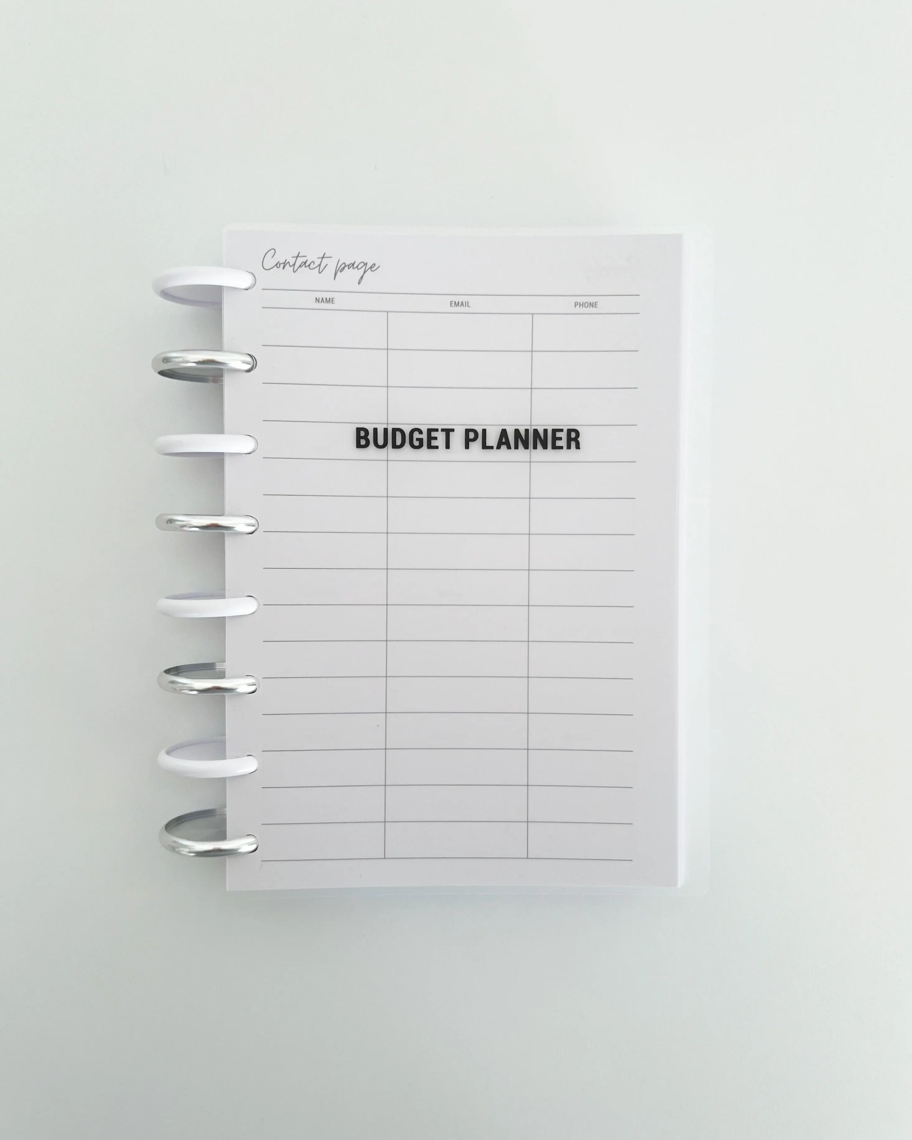 A5 Disc Budget Planner | Undated 315-Page Disc Bound Planner