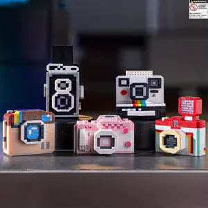 Mini Digital Camera Building Block Toy, Creative Building Blocks, Stem Building Blocks, Moc Blocks Set, Unisex Educational Gift for Kids, Birthday/holiday Present, Micro Part Assembly Kit