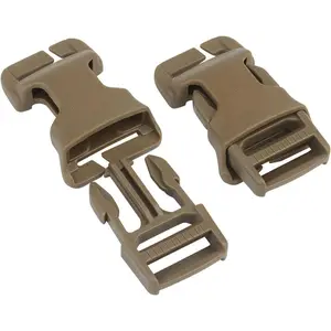 2pcs 2.5CM Quick Attach Surface Mount Buckle Tactical Mil-spec MOLLE PALS Webbing Hunting Vest Modular Attachment Point