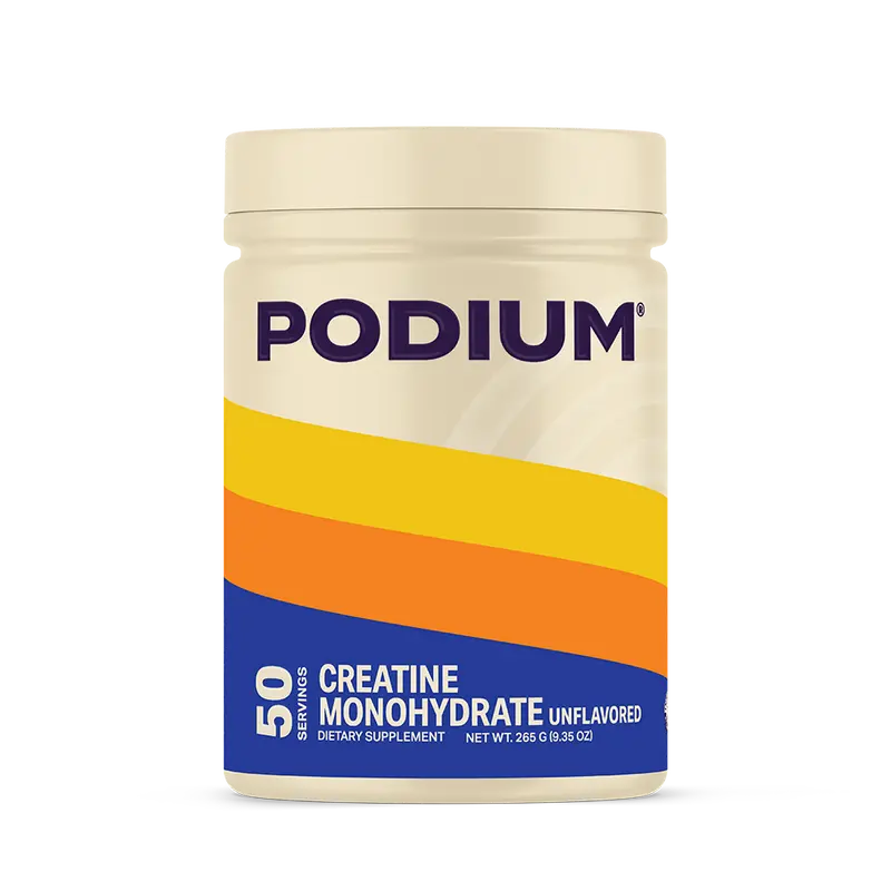 Podium Creatine Monohydrate Powder - Clinically Tested Unflavored Workout Supplement, Gym Supplements for Health Fitness & Muscle Fitness Training