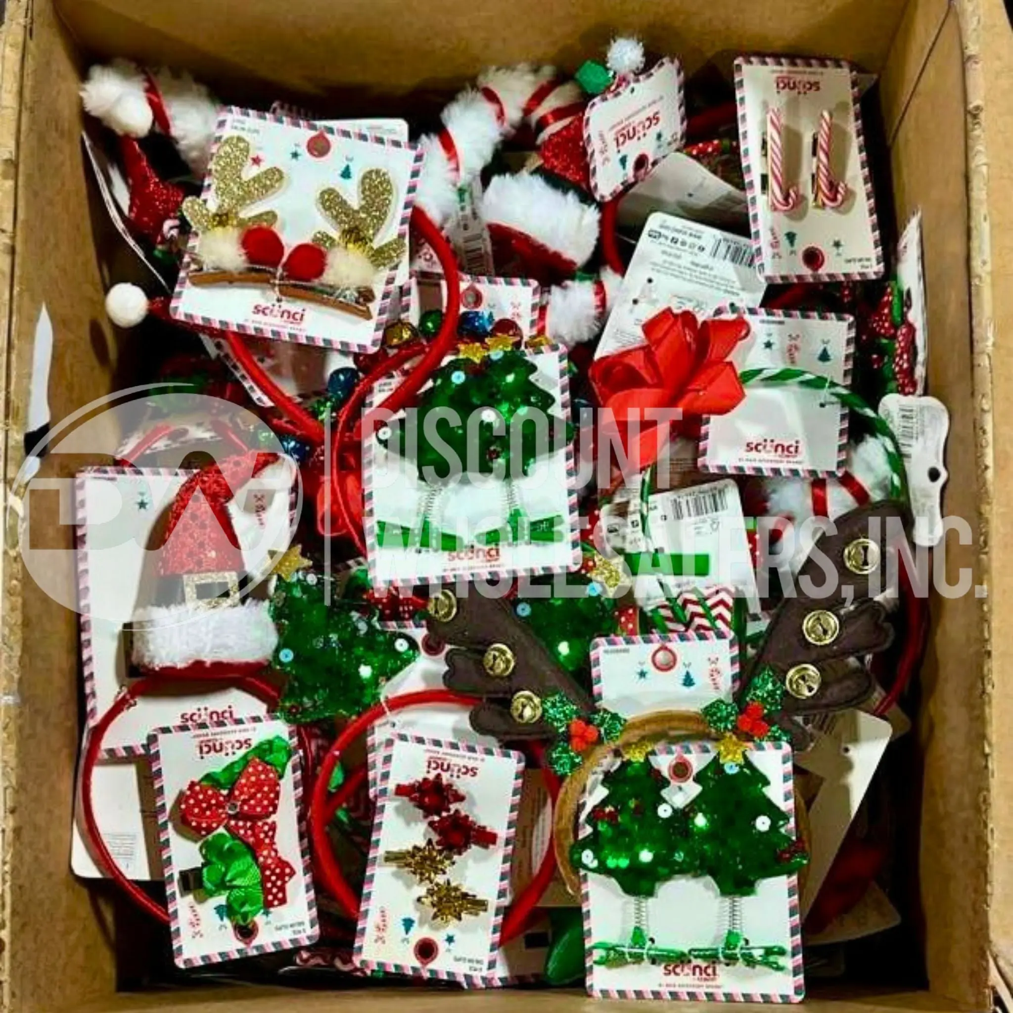 Scunci By Conair Christmas Assorted Different Styles And Shades (250 Pcs Lot)