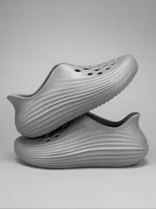 Unisex's Sporty Breathable Slides, Sliders Shoes, Comfortable Non-slip Slippers, Soft Comfy Slippers for Indoor & Outdoor Wear, Walking Shoes