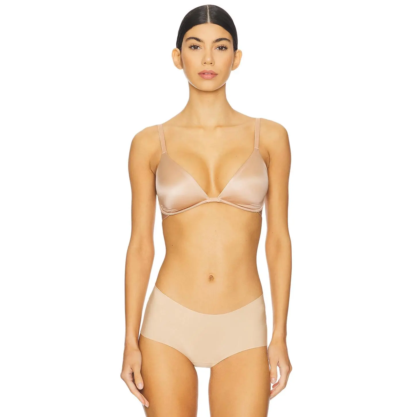 Negative Underwear Glace Baby Demi Bra in Buff