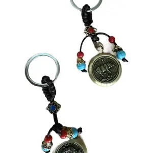 Llavero de tigre del zodíaco colgante