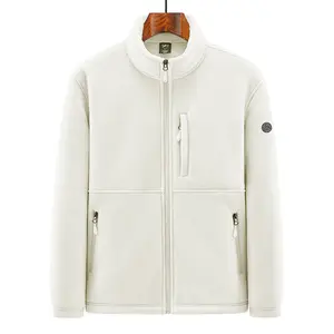 Men's Plus-Size Winter Casual-Style Thickened Warm Fleece Jacket with Lamb Fleece Lining for Everyday Wear