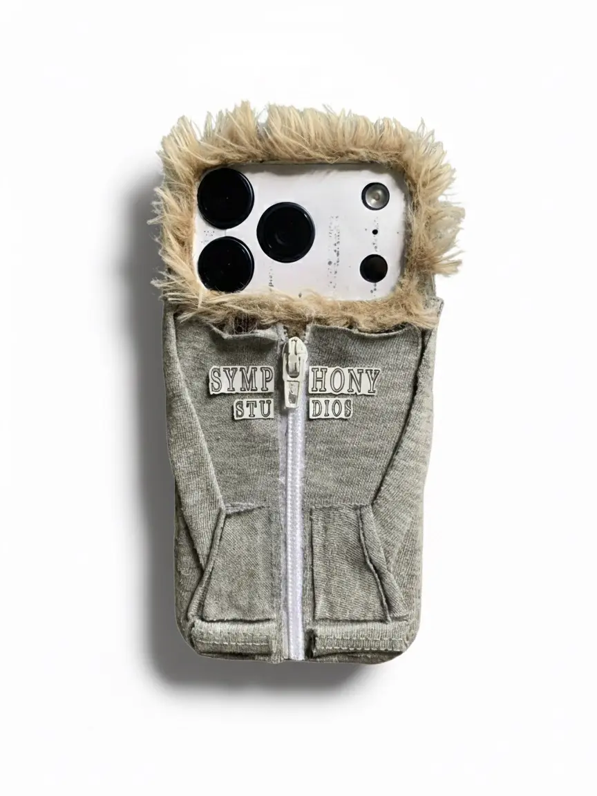 Custom Made Faux Fur Case for iPhone