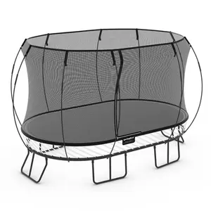Springfree Trampoline Outdoor Large Oval 8 x 13' Trampoline with Enclosure