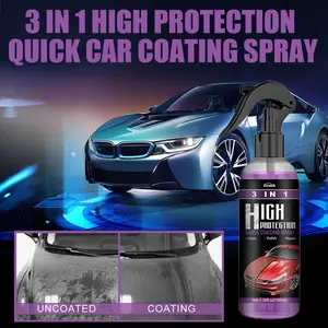 3-In-1 Car Ceramic Coating Spray 100ML, Nano Ceramic Coating for Cars, Scratch Repair & Protection, Easy Application