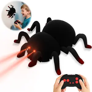 Spider Remote Control Toy, Electric Lizard Toy with LED Glowing Eyes, 360° Spin, Animal Toy, Fun Indoor Toy, Gift Idea, Party Toy, Cool Gifts, Family Fun