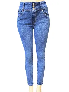Jeans Skinny for Women High Waist Stretchy Denim Bottoms Comfortable Fit
