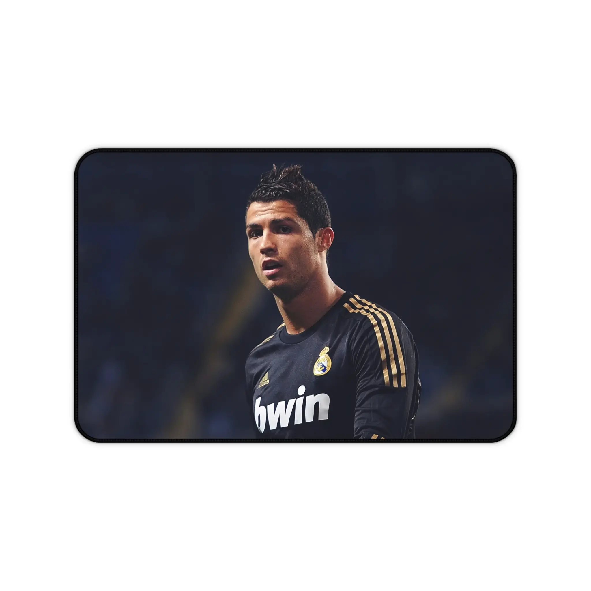 Soccer Superstar Cristiano Ronaldo Desk Mat | Football Player Mouse Pad