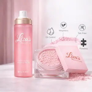 Liza’s beauty line makeup setting duo Liza’s beauty line makeup setting duo