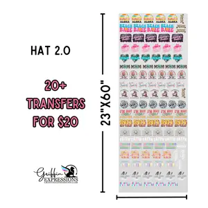 Hat/Pocket 2.0 | Dollar Deals DTF Transfer Gang Sheet For Graphic Tees
