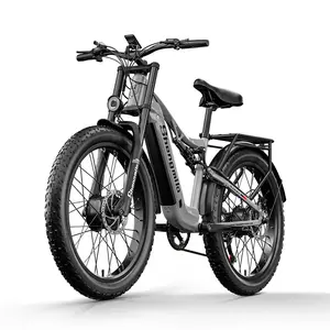 Shengmilo Electric Bike 26" Fat Tyre E Mountain Bike Dual Motor ebike