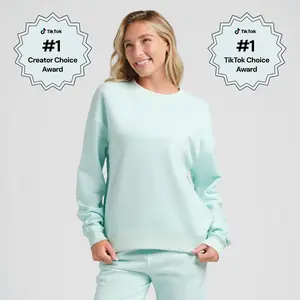 Comfrt | Halo Lightweight Crew Sweatshirt | Soft Everyday Lightweight Crew Neck