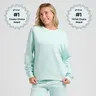 Comfrt | Halo Lightweight Crew Sweatshirt | Soft Everyday Lightweight Fleece Crew Neck Pullover