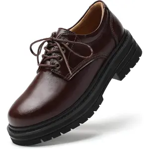 Oxford Shoes for Women Women's Oxford Shoes Platform Oxfords for Women Women's Classic Lace Up Loafers Comfortable Dress Business Casual Work Office Oxfords Shoe for Ladies