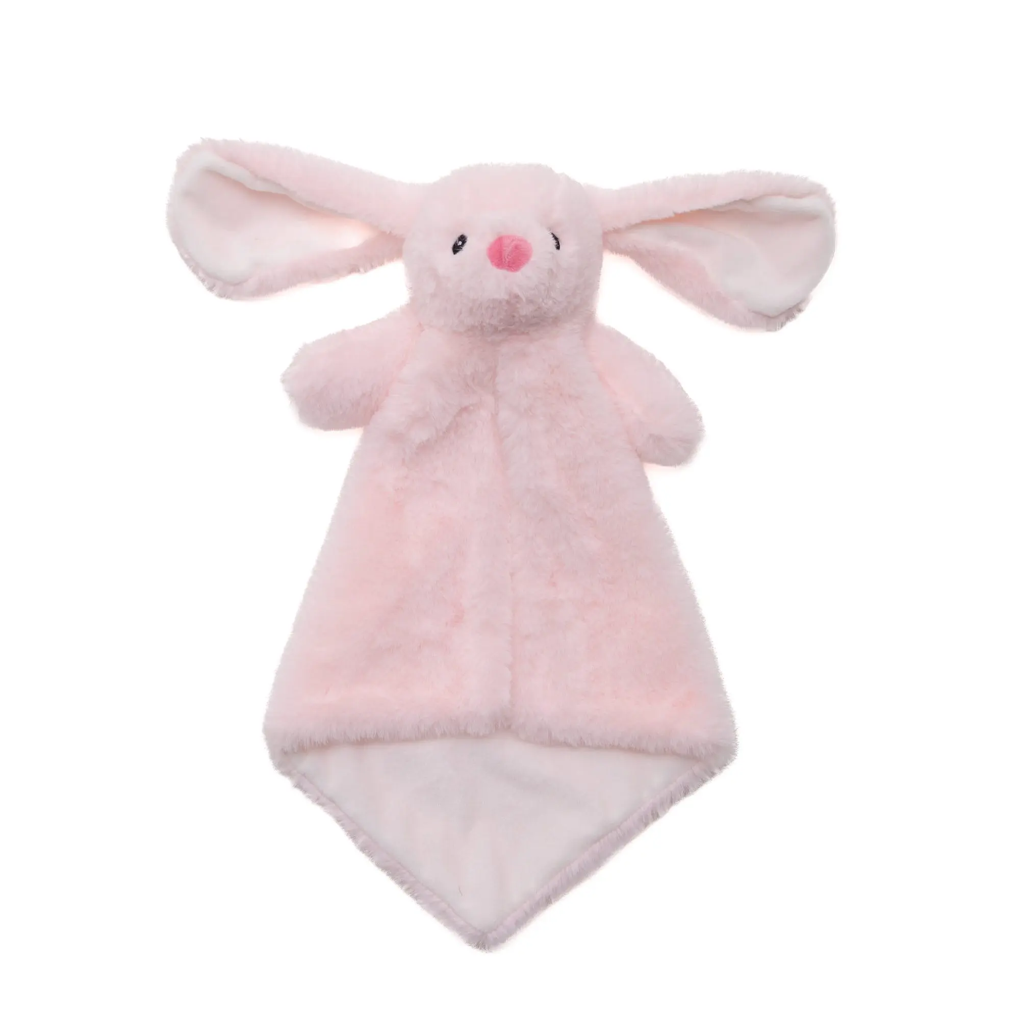 Cubbies Pink Bunny Luvie Personalized Snuggle Mini Blanket