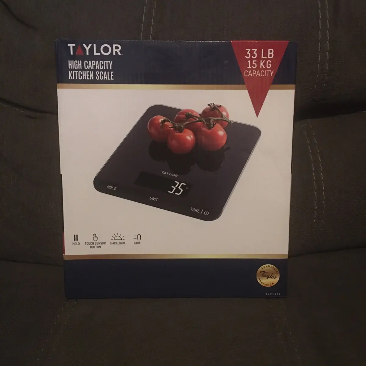 Taylor High Capacity Kitchen Scale Black